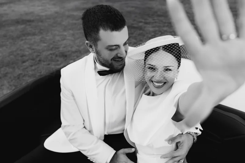 Vintage Araba düğün konsepti